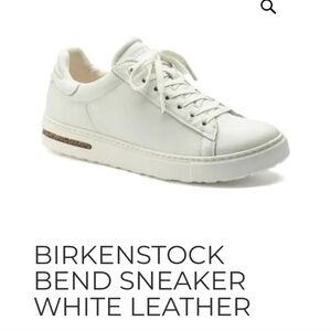 Birkenstock Bend White Leather Sneakers SIZE 40